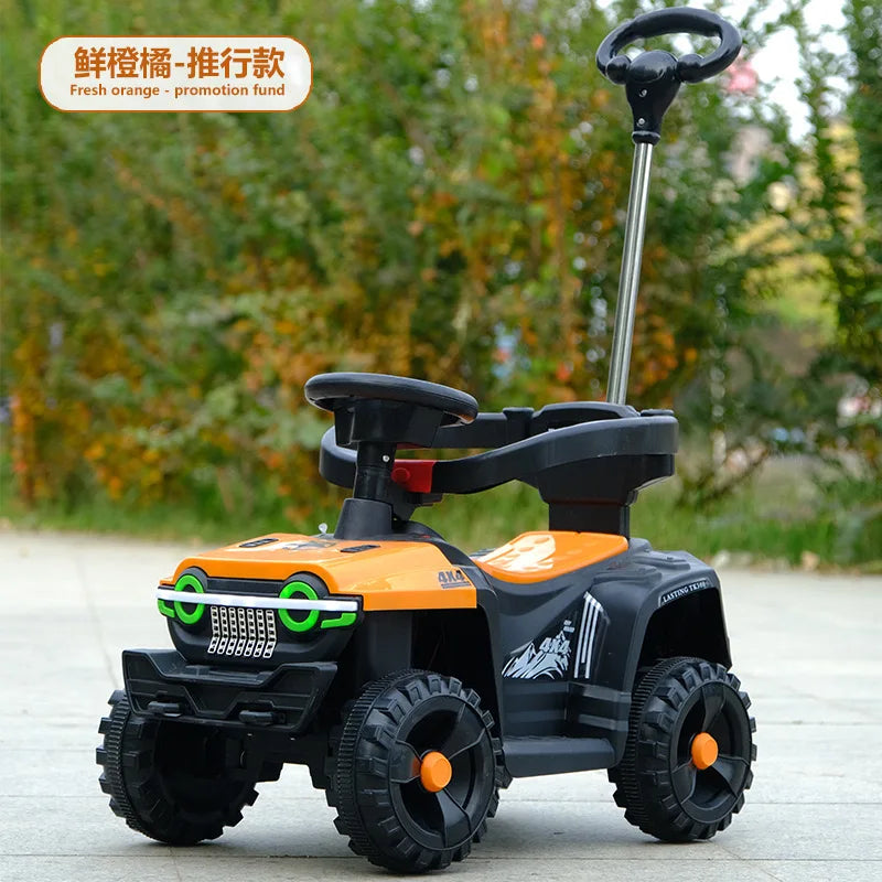 Remote Control 1-6-Year-Old Children's Electric Four-Wheel Motorcycle Off-Road Vehicle Can Accommodate Passengers
