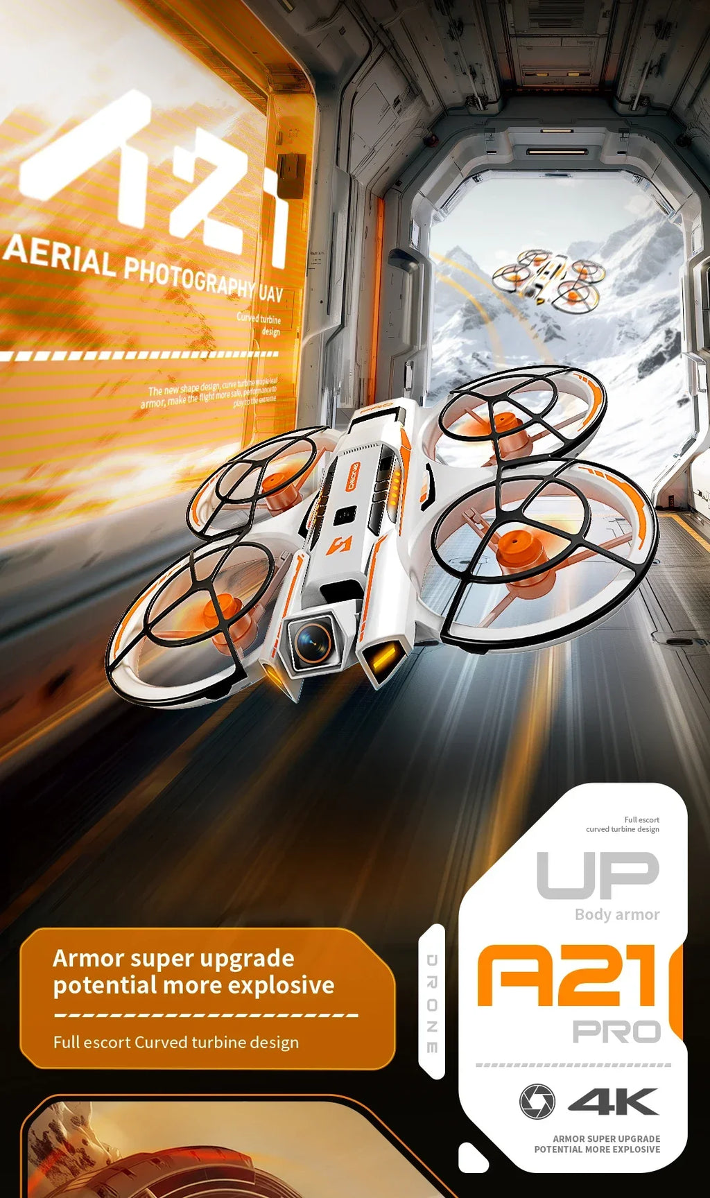 Hot for Genuine Original A21Pro Drone GPS 8K Professional Aerial Photography Remote Control Aircraft 5G HD Camera Quadcopter Toy