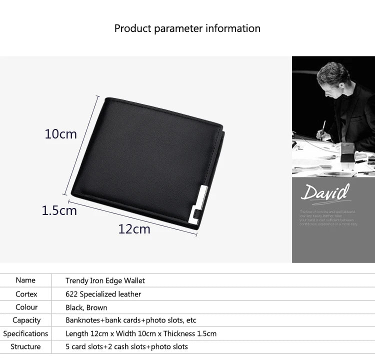 1pcs Car Logo Wallet Men Leather Driver Licence Holder Key Card Bag For Mustang Ford Fiesta Kuga Edge Mondeo ST Fusion Explorer