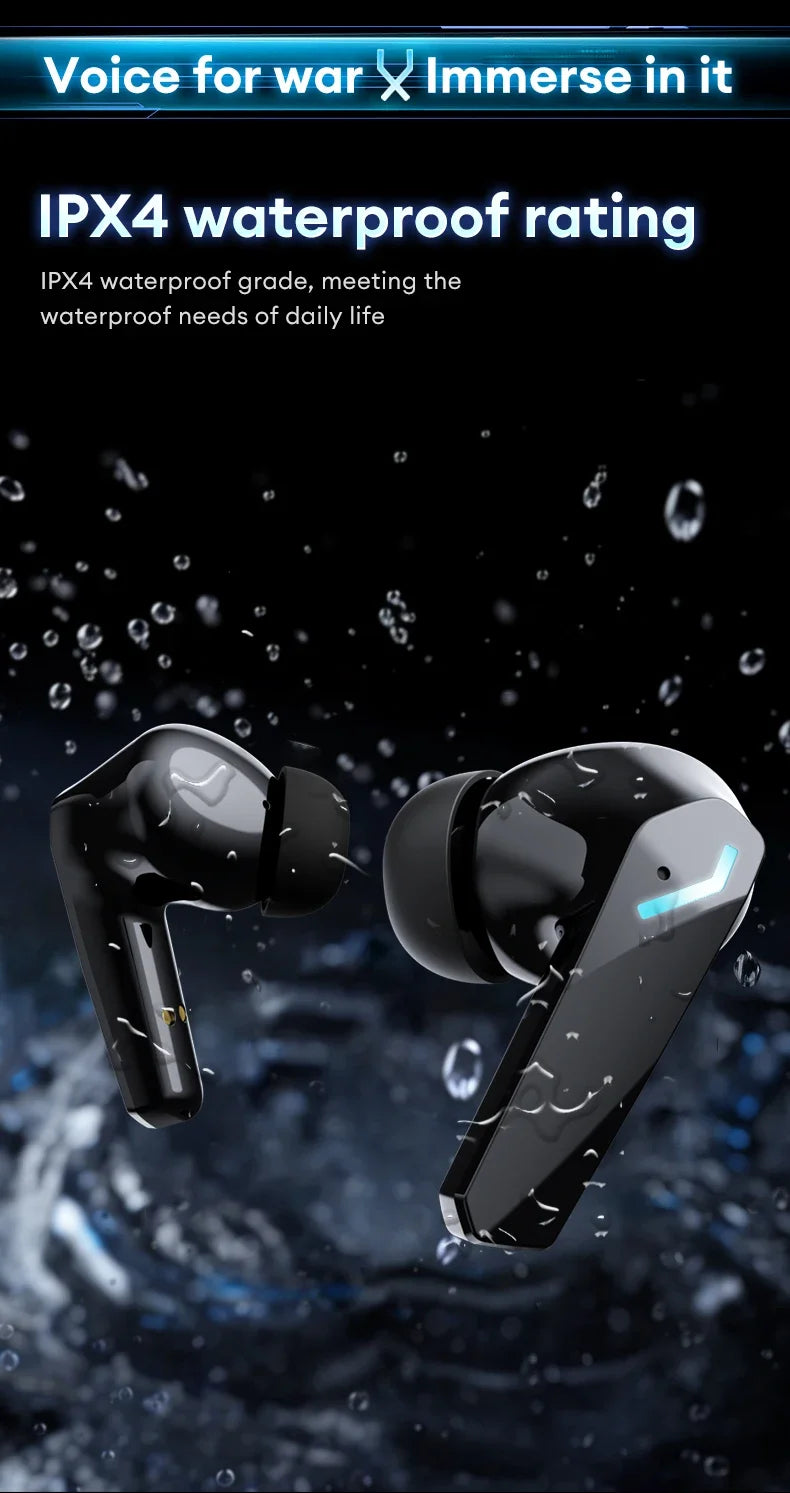 Original Lenovo GM2 Pro Max XT53 Bluetooth Earphones TWS Wireless Headphones Game Sport Headset Noise Cancelling Music Earbuds