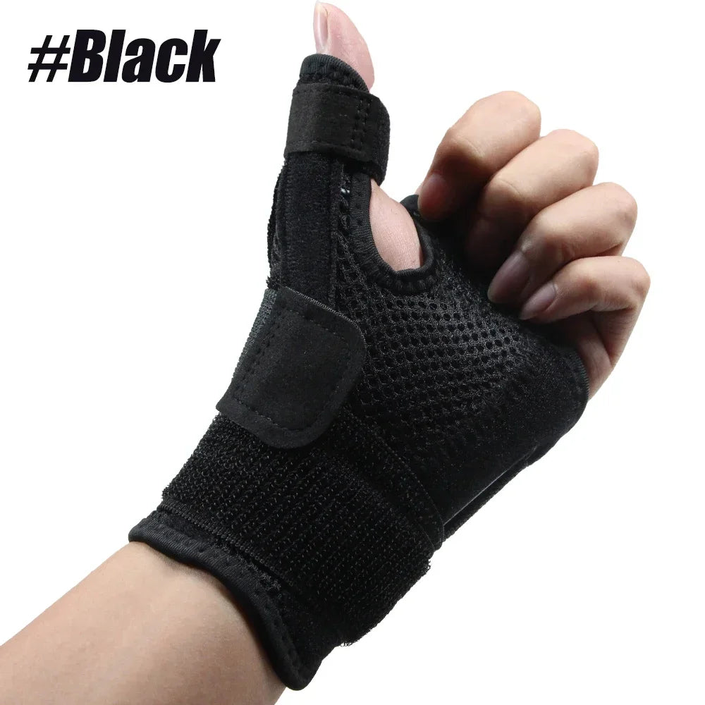 Flexible Splint Wrist Thumb Support Brace for Tendonitis Arthritis Breathable Thumb Protector Guard Fits Right and Left Hand