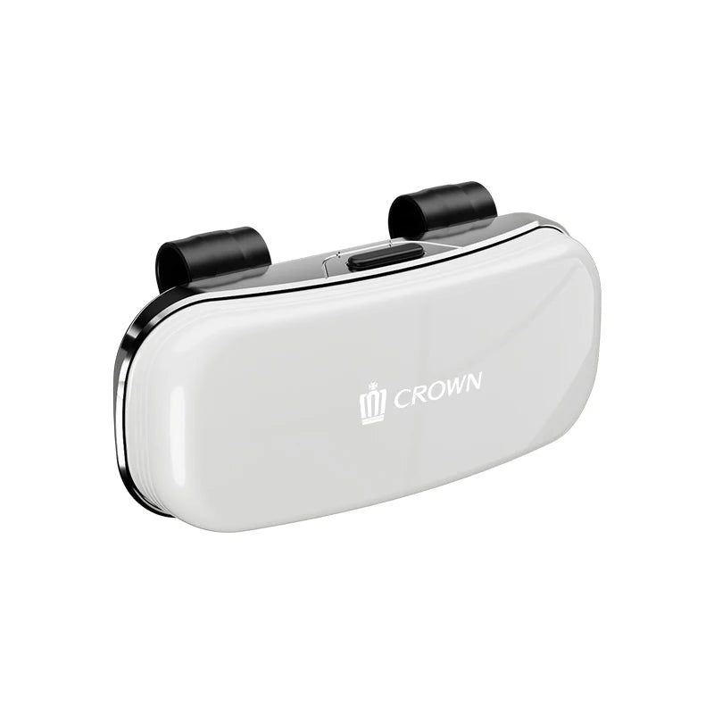 Car Sun Visor Glasses Case Sunglasses Storage Gift Box Accessories For Toyota Crown GR Corolla Camry Prado Aygo Cruiser CHR Rav4