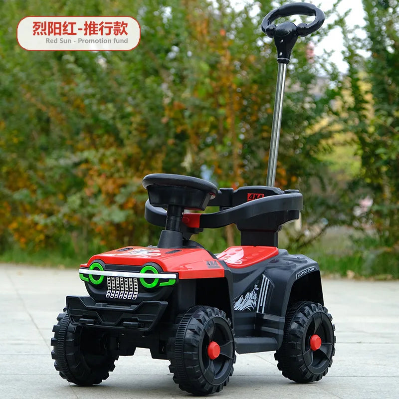 Remote Control 1-6-Year-Old Children's Electric Four-Wheel Motorcycle Off-Road Vehicle Can Accommodate Passengers