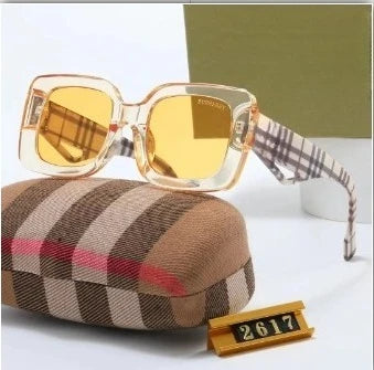 New European and American large frame sunglasses for men and women, classic and fashionable glasses