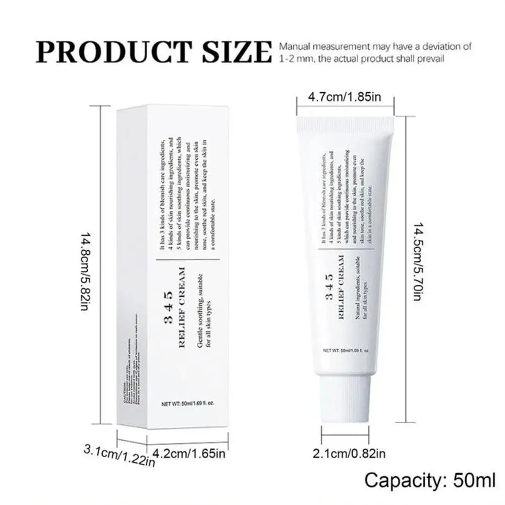 Dr Althea 345 Relief Cream Antioxidant Soothing Moisturizing Repair Skin Barrier Reduce Redness Brightening Korean Skin Care