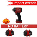 Milwaukee  Electric Cordless Wrench Brushless Screwdriver Impact Drill Power Tools Car Truck Repair For 18V Battery