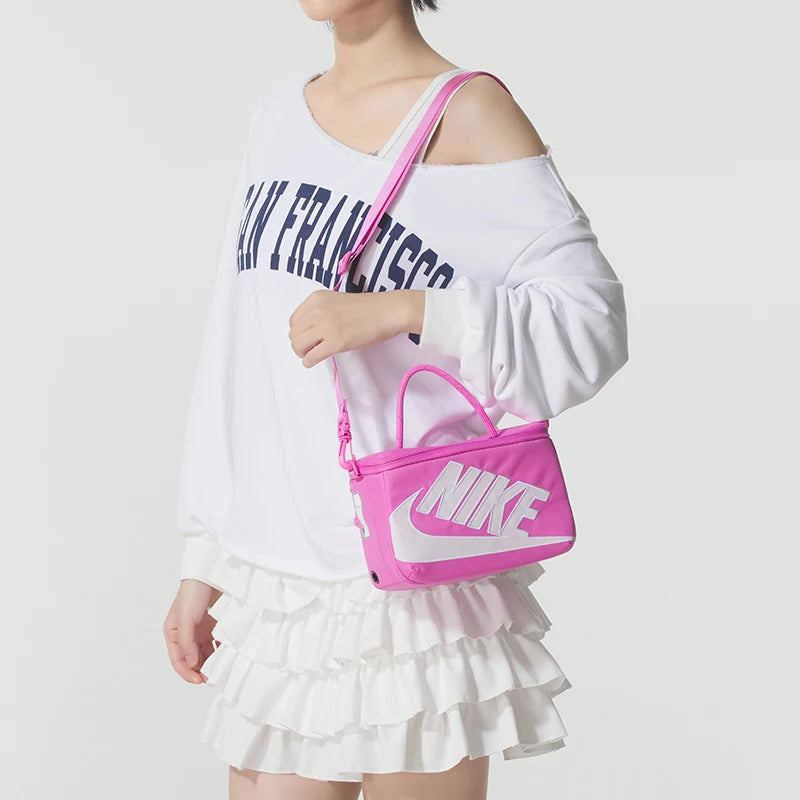 Nike Men's and Women's Bags, Compact Crossbody Bag, Portable Casual Bag, Lightweight Chest Bag, Cycling Travel Shoulder Bag Fn3059-675