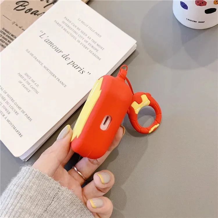 Venom For Airpods Pro 3 pro 2 Case Spider-Man Iron Man Captain America Protective Earphone Silicone Cover For Airpods 1 2 3 4