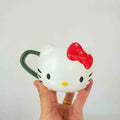 New Hot Limited Edition Sanrio Hello Kitty Co-Branded Cute Mug Straw Cups Stainless Steel Cup Collectibles Cups Halloween Gifts