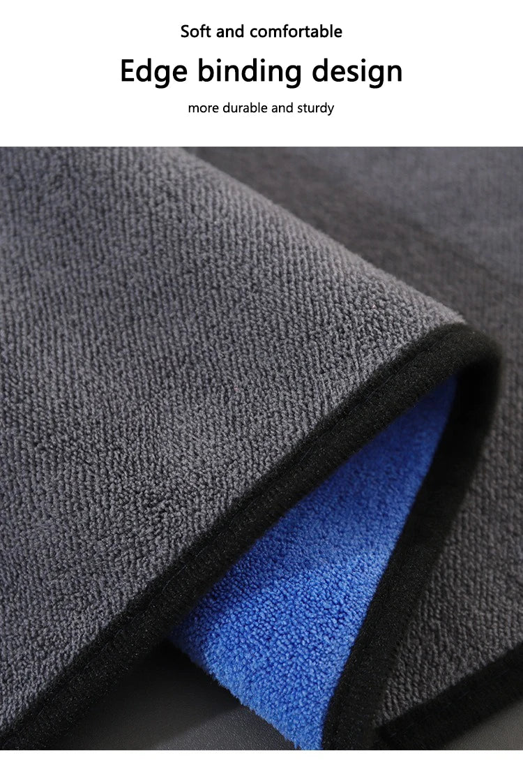 Microfiber Towel Car Wash Thickened Soft Detailing Cleaning Cloth for Rolls-Royce Cullinan Phantom Ghost Wraith Dawn Accessories