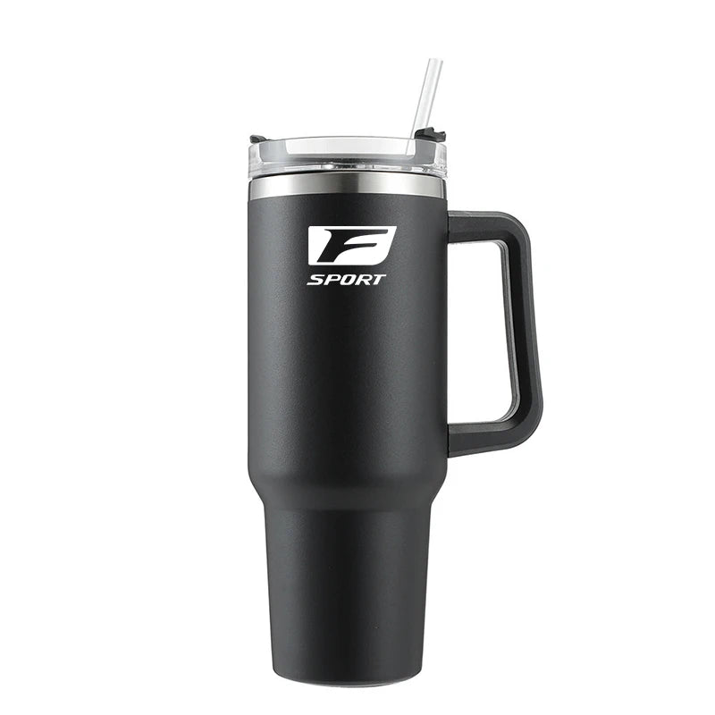 Car Large Capacity Handheld Cup Stainless Steel Insulated Cup Coffee Insulated Cup Suitable For Lexus F SPORT ES RX NX LS UX LBX