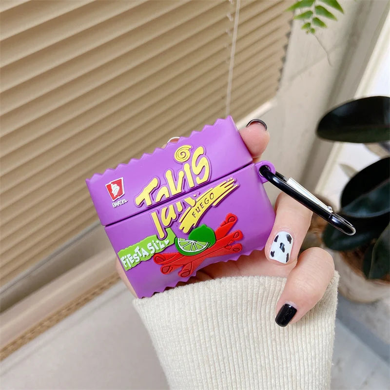 for AirPods Pro 3 Case Cartoon Ice Cream Snacks Earphone Cover for AirPods 4 Case Wireless Earbuds Cover for AirPods Pro 2 Case
