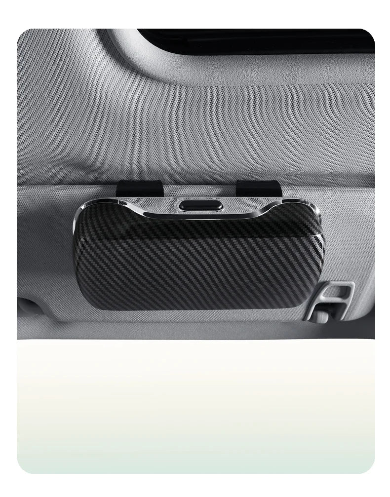 Leather Car Glasses Case For Toyota Yaris Cross Sienna 2025 New Style Premium Auto Glasses Frame Toyota Yaris Cross Accessories