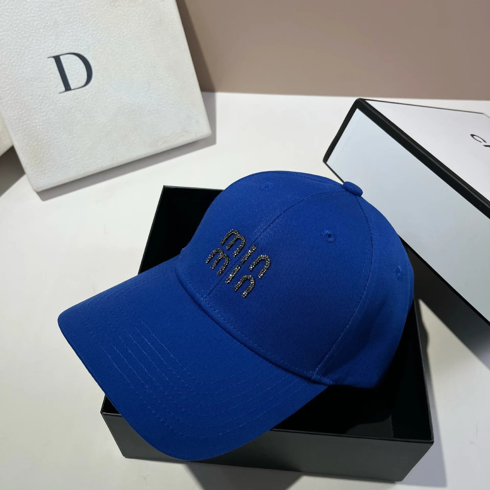 MI Hardtop Cotton Baseball Cap Versatile For All Seasons Multi-Color Duckbill Cap Fashionable Daily Casual Sports Cap