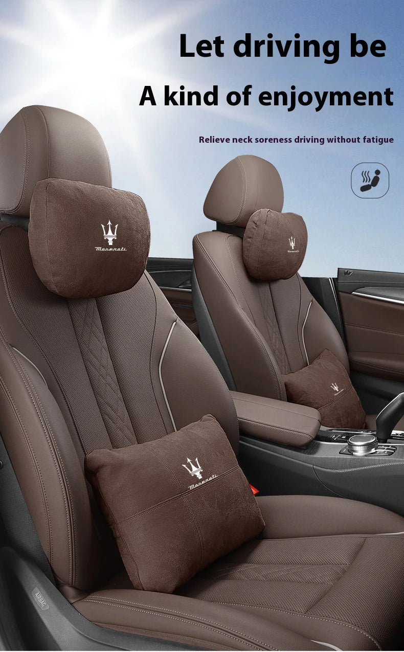 Maserati car neck support cushion 