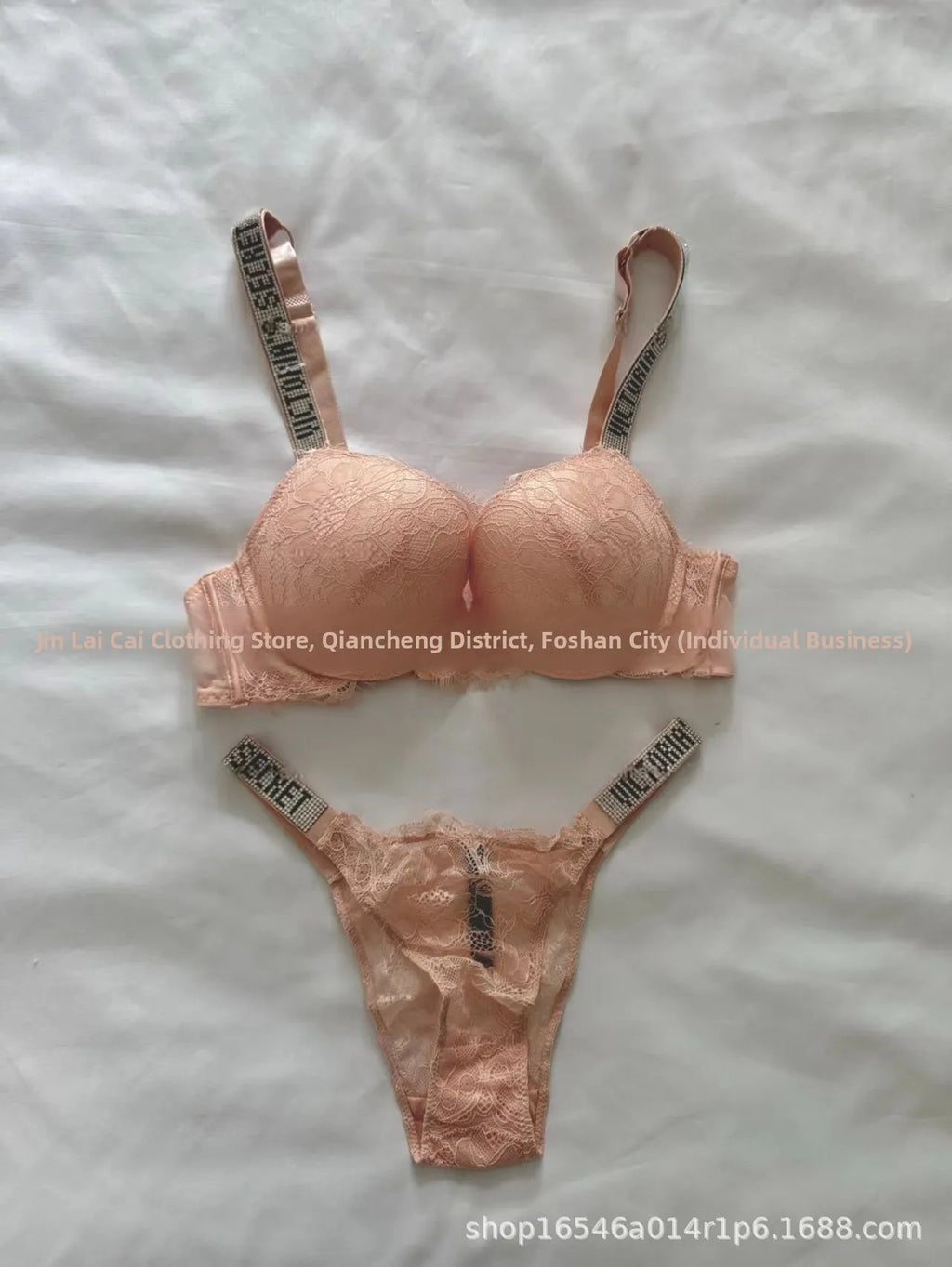 Sexy Diamond Lingerie Set Thickened Shaping Adjustable Bra Ensemble Comfortable Gathered Upper Lift Traditional Style Luxury...