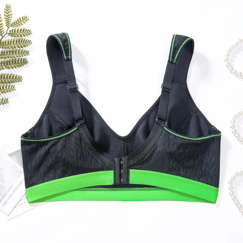Elegant plus Size Women's Push-Up Sports Bra Underwire Supportive Comfortable Fit Feminine Touch for Special Occasions