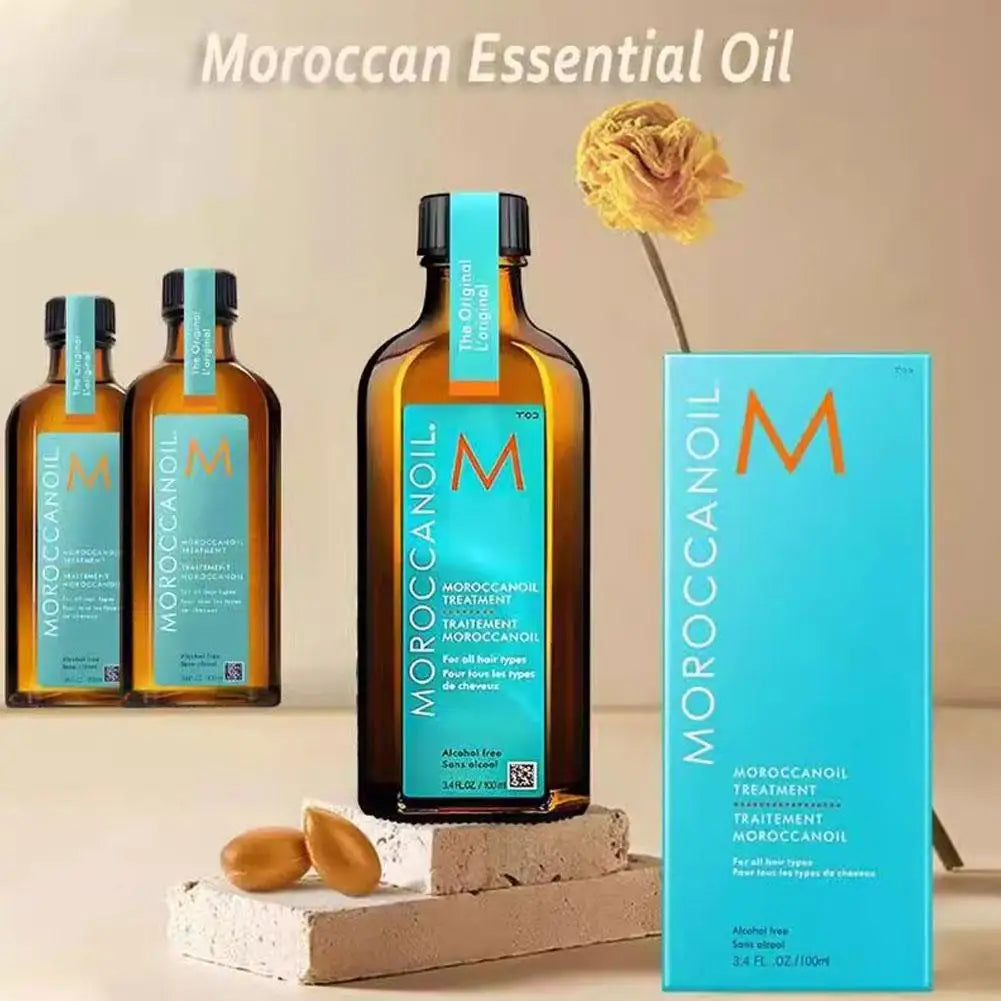 Morocco Hair Care Essential Oil Treatment Strengthen Hair Elasticity Dry Hair Repair Damaged Hair Nourish Scalp Hair Care