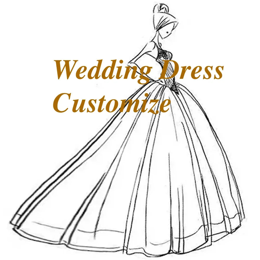 customized sweetheart bridal gown