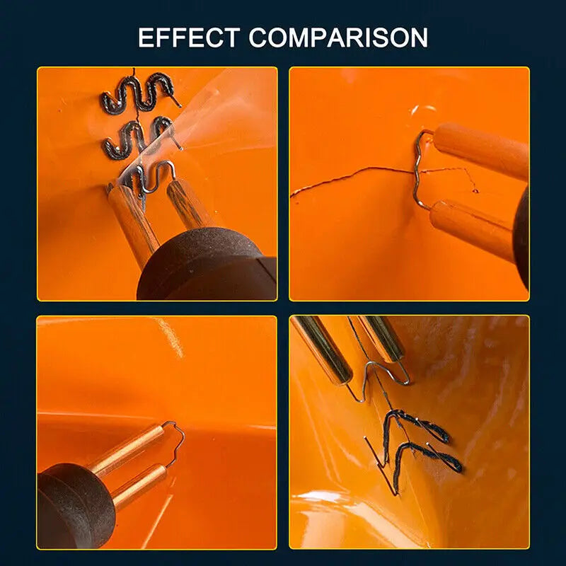 70W Plastic Welding Machine Plastic Welder Gun Car Bumper Repair Kit with 200/600/1000 Pcs Hot Staples Car Tools Kit
