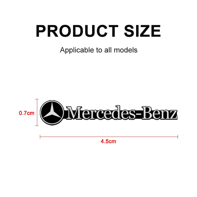 Car Audio Decoration Badge Modified Logo Audio Stickers For Mercedes-Benz AMG GT CLS GLC GLK W211 W221 W220 W163 W164 W203 W204