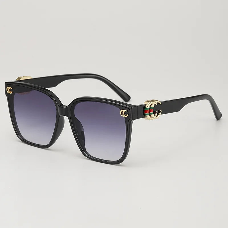2026 New Fashion Cool Sunglasses Women Luxury Brand Flowers Anti Strong Light Letter Sun Glasses Ladies Gafas UV400