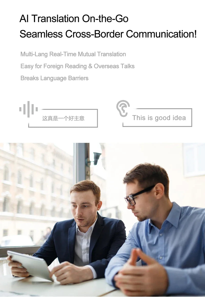 Xiaomi Smart AI Glasses HD 8K Photochromic Multifunction Bluetooth Calling Voice Assistant Music Player Translate Camera Glasses