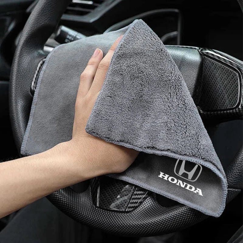 Microfiber Towel Car Cleaning Care Accessories For Honda Civic Fit Jazz Accord Pilot CRV Odyssey Passport City Shuttle HRV Vezel