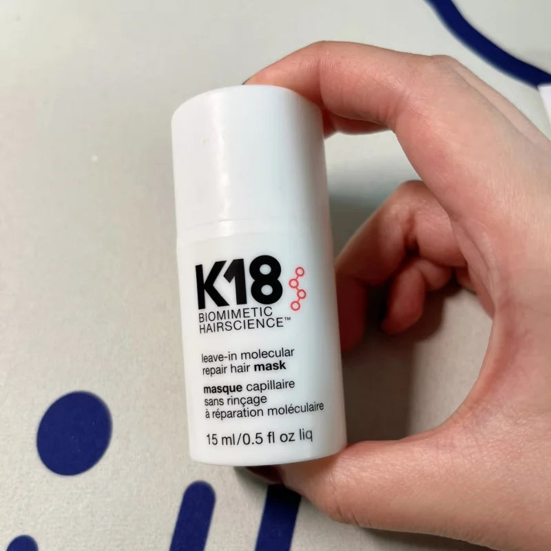 50ml K18 Leave-In Molecular kertain Repair Hair Mask Softens Restores Damaged Hair Deep Keratin Treatment for Hair and Scalp