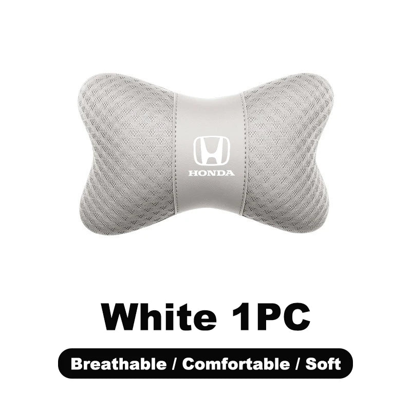 1pcs Car Headrest/Lumbar Support Neck Pillow Waist Cushion For Honda Civic Accord Vezel Fit CRV HRV Crz Hrv Polit Jazz Jade