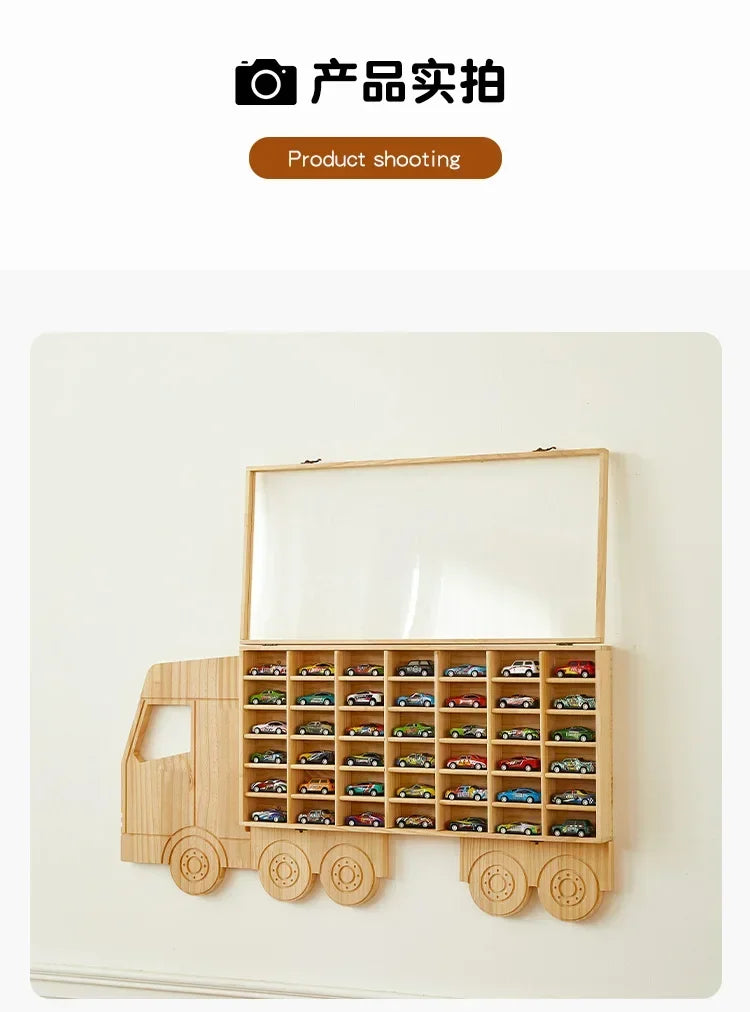 Car Shape Wall Display Stand Children's Room Animal Model Display Stand Popular Character Shelf KidsToys Wall Mount Bracket
