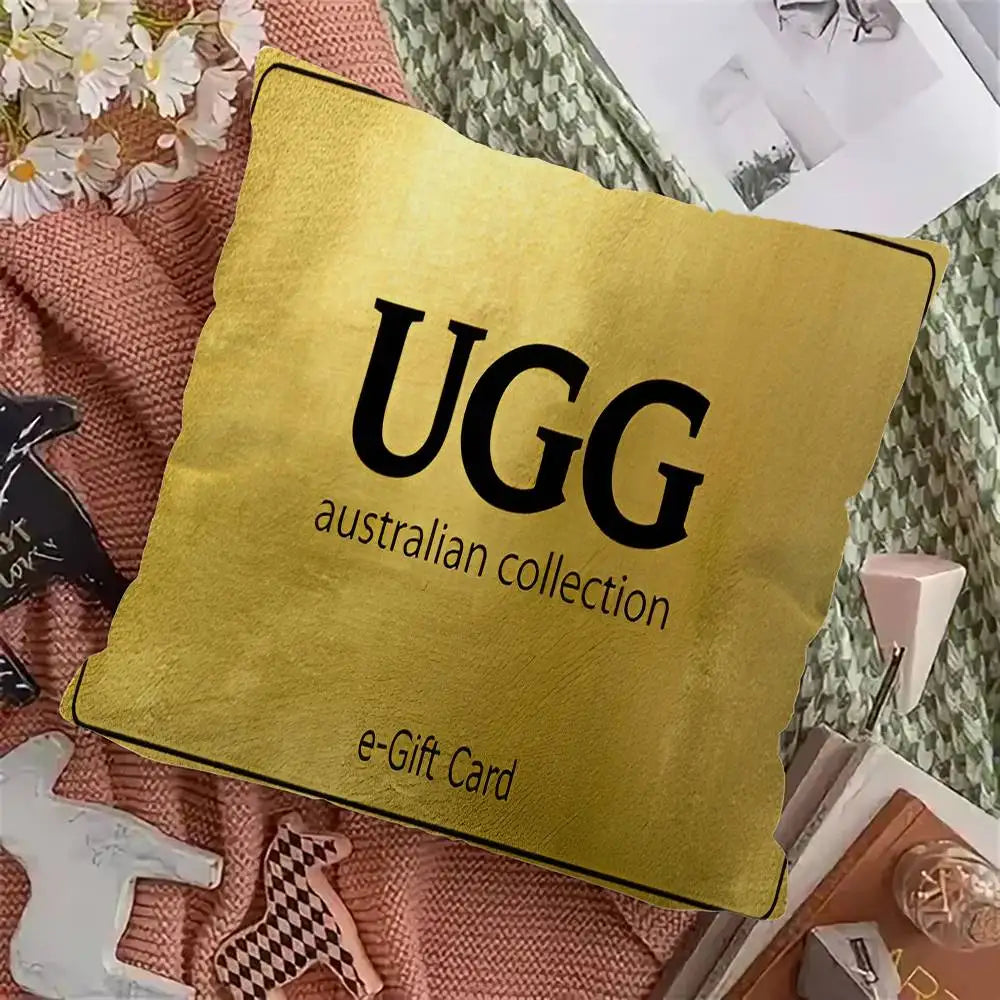 Cool U-UGGS Pillowcase toon Gift Cushion Cover Bedroom Home Sofa Chair Seat Decor pillow case