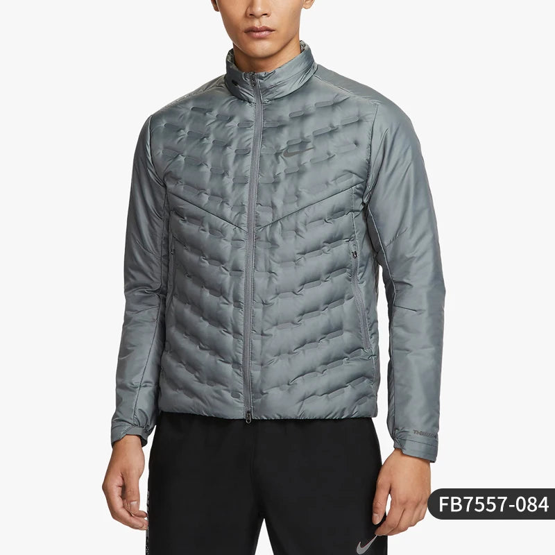 Nike/Nike Genuine Autumn and Winter New Men's Spliced Warm Running Sports down Jacket Fb7557-370
