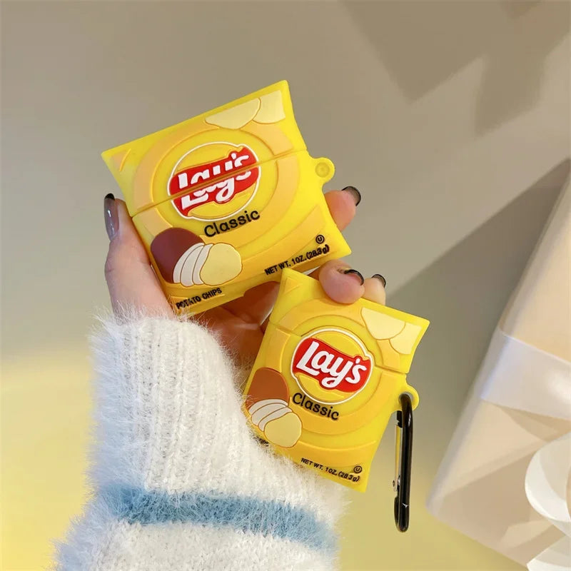 for AirPods Pro 3 Case Cartoon Ice Cream Snacks Earphone Cover for AirPods 4 Case Wireless Earbuds Cover for AirPods Pro 2 Case