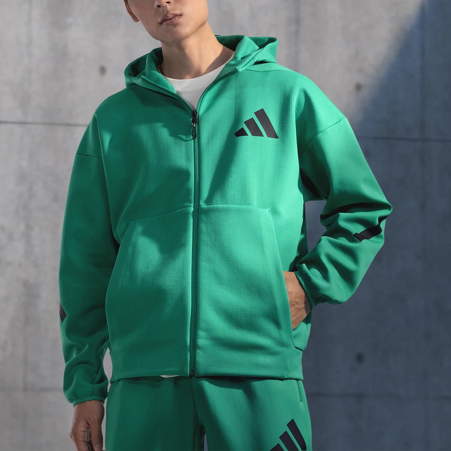Adidas genuine M Z N E FZ Men's Dopamine Fashion Jacket JD6441