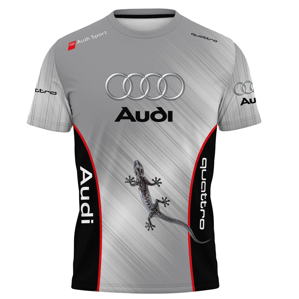 Audi Authorization Quattro Racing Motorsport T-Shirt Men Women Clothes Breathable Quick-drying Sweat-absorbing Lightweight Tops