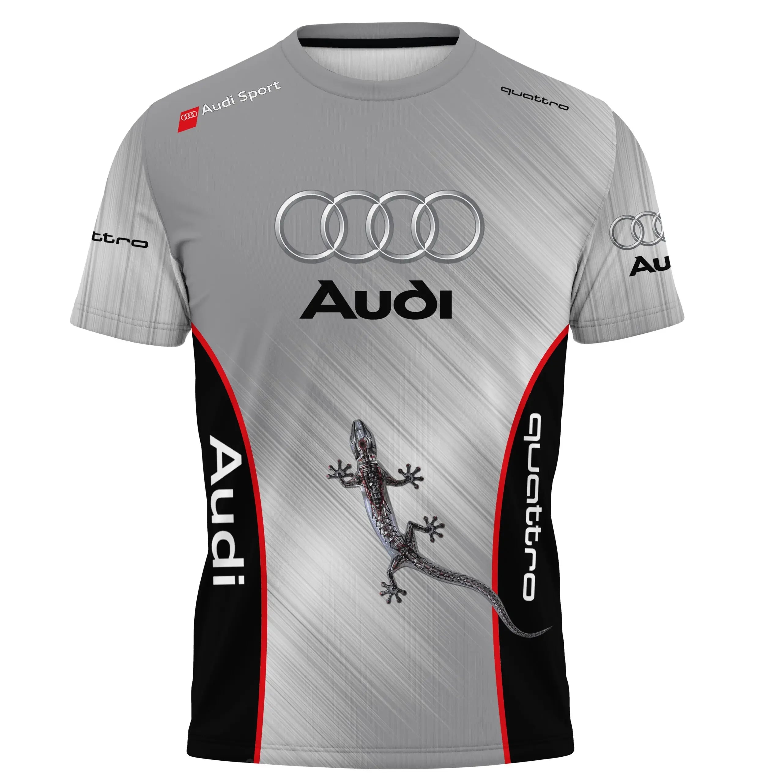 Audi Authorization Quattro Racing Motorsport T-Shirt Men Women Clothes Breathable Quick-drying Sweat-absorbing Lightweight Tops