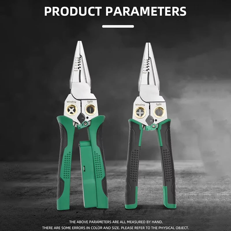 8 In 1 Wire Stripping Pliers Multifunction Electrician Cable Stripper Cutting Splitting Repair Hand Tools Pliers