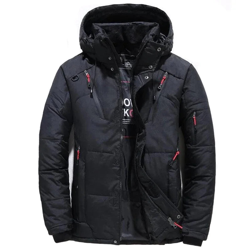Winter Jacket Men Casual Down Warm Hooded Coats Mens Fashion Outwear Windbreaker Thicken Parkas Casaco Masculino Brand Clothing