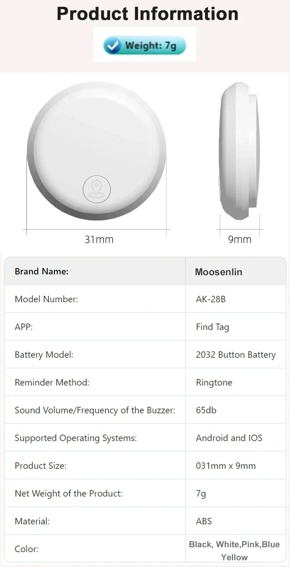 Lenovo New Bluetooth Smart GPS Tracker Anti-Lost Reminder Device Elderly Kid Bags Finder Air Tag Apple Android Tracking Locator