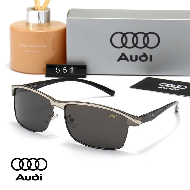 AUDI Luxury Sunglasses High End for Men Women Polarized UV400 Driving Glasses Classic Style Premium Quality Fashion Design 54