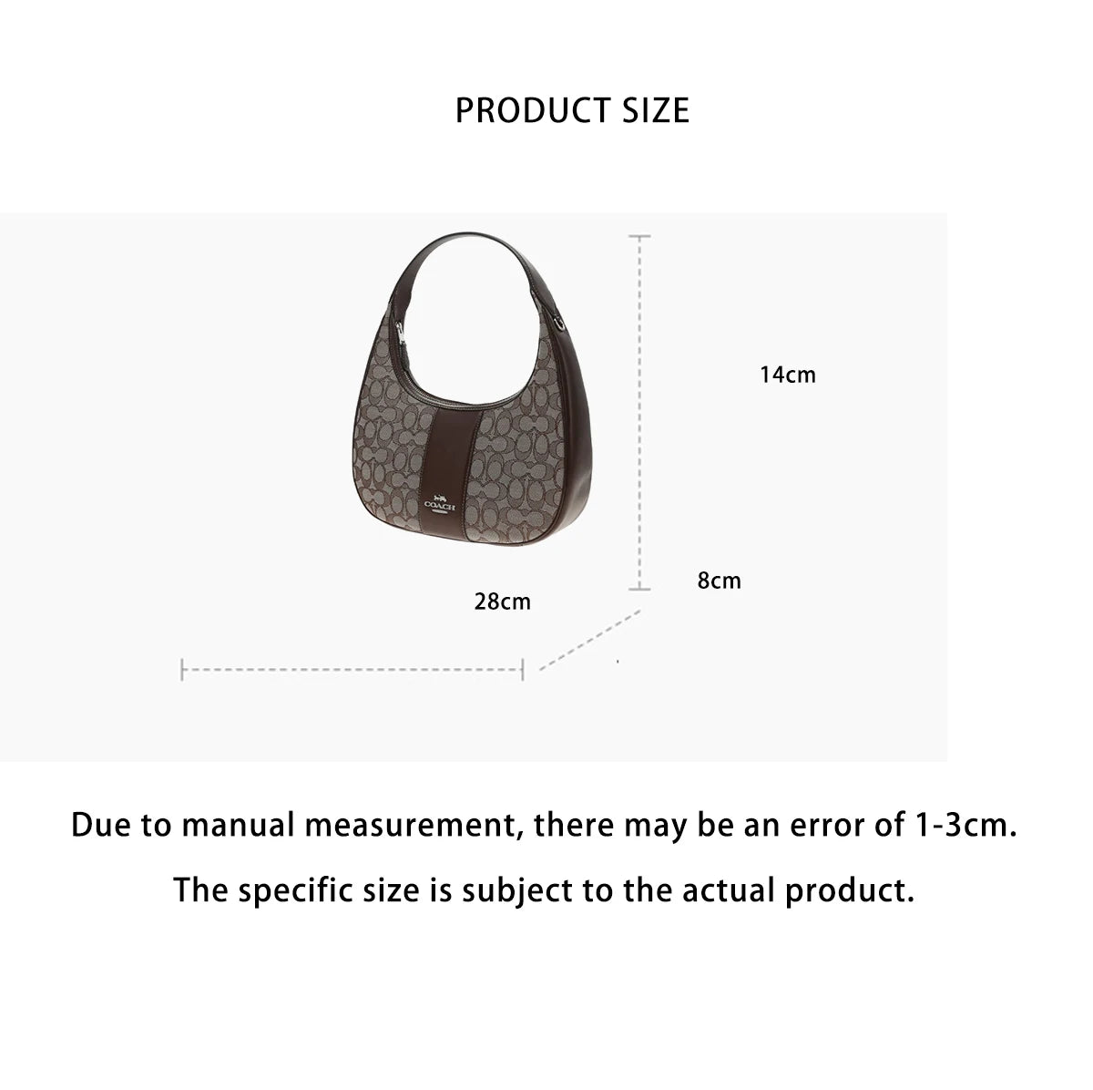 COACH Exquisite And Versatile Single-Shoulder Handbag For Women