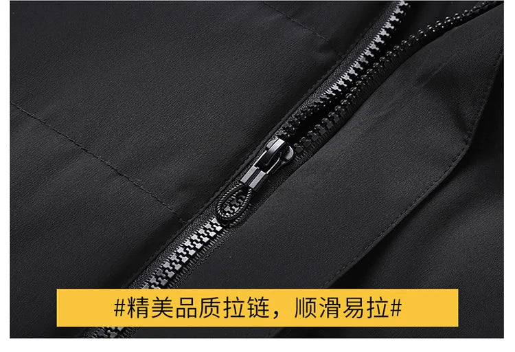 Mens Winter Coat Thickened Cotton Jacket Hooded Long Parkas Warm Windproof Outdoor Casual Jackets for Men Fashion 2025