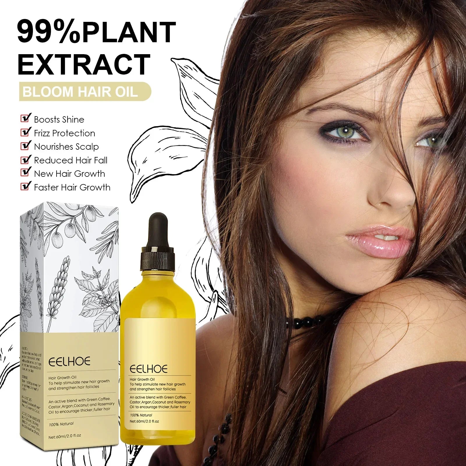 Treating Hair Loss Serum Anti Baldness Nourish Relieve Hair Dryness Regrowth Damage Repair Moisturizing Hair Growth Essence Oil
