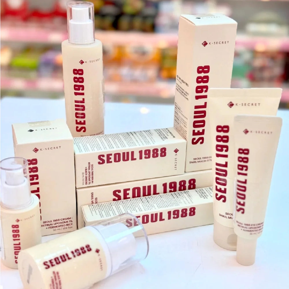 K-SECRET SEOUL 1988 Retinal Ginseng Serum, Facial Treatment Cream, Firming, Moisturizing, Lightens Fine Lines Dark Circle