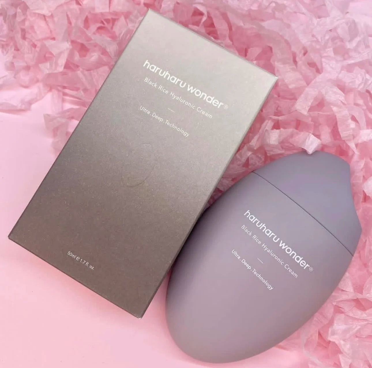 Haruharu Wonder Black Rice 10 Hyaluronic Cream 50ml Original Korean Deep Moisture Nourishing For Sensitive Skin Brand Face Care