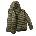 2026 Winter New Men's Casual Warm Hooded Cotton Warm Jacket Outdoor Sports Fashion Leisure Solid Color Hooded Warm Cotton Jacket