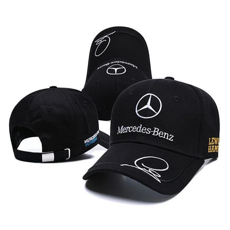 Embroidery Logo F1 Racing Hat For Mercedes AMG W204 W205 W206 W212 W213 W221 W222 W223 W251 W176 W177  Baseball Cap Gift For Men