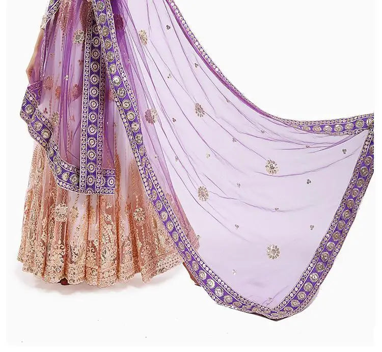 2025 indian traditional sari gauze embroidery exotic style women veil ethnic elegant long shawl women elegant indian shawl s590