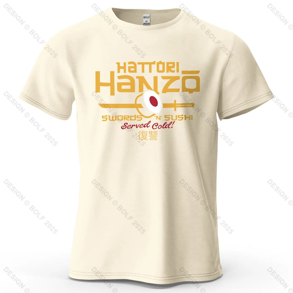  Hattori Hanzo anime graphic t-shirt